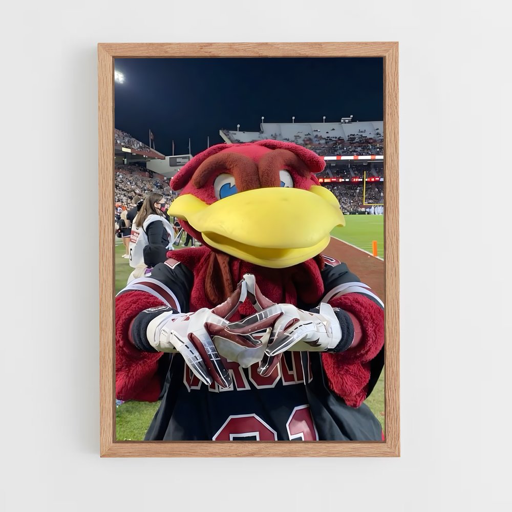Poster Gamecock Fury – affiche Baseball (vue 4)